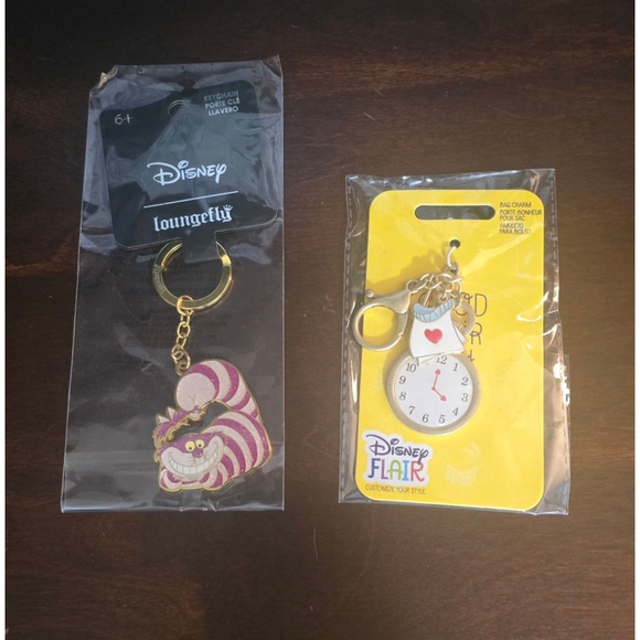 Two Alice in Wonderland Keychains - Picture 1 of 2